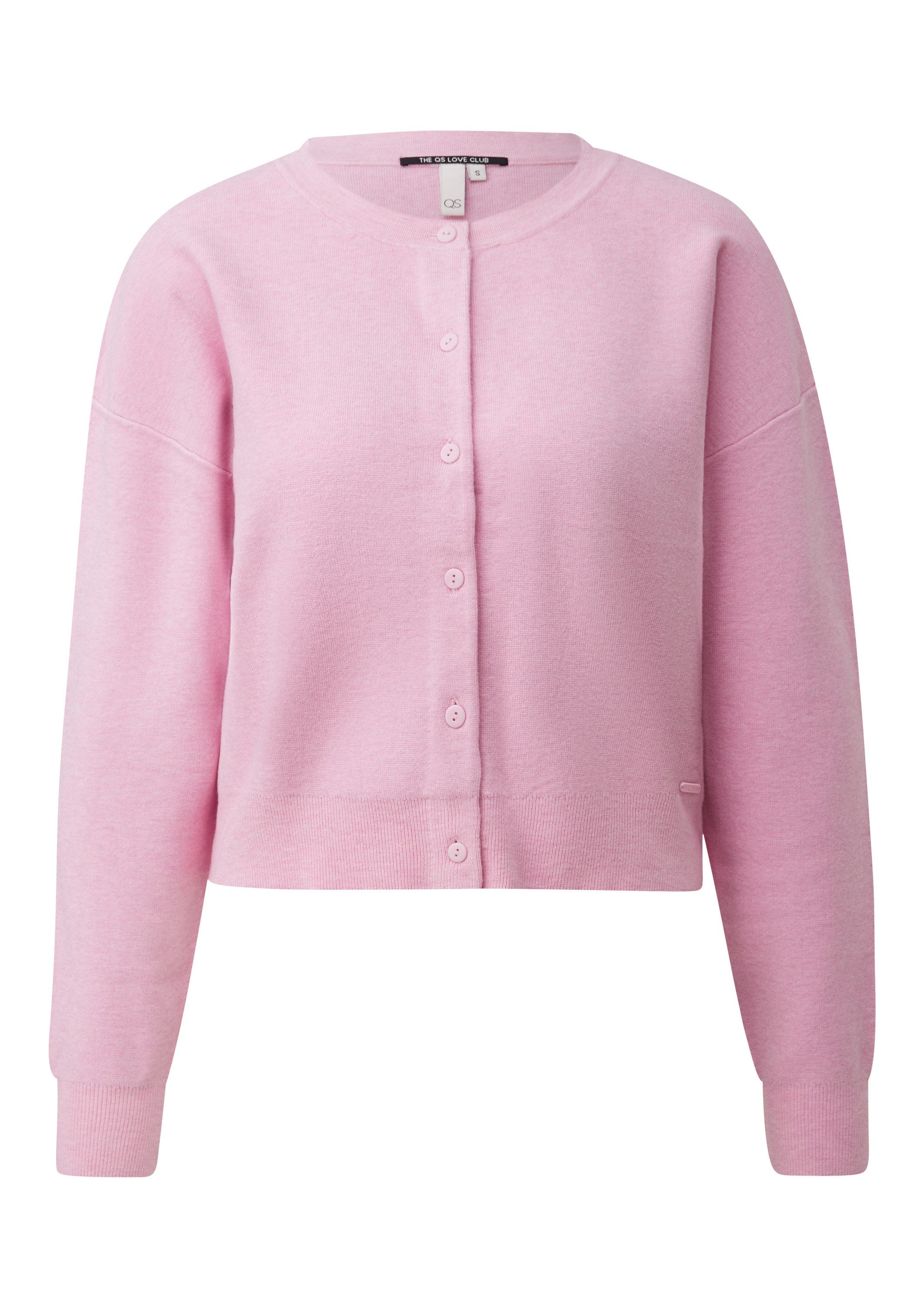 QS Cardigan Strickjacke Weiche Strickjacke günstig online kaufen