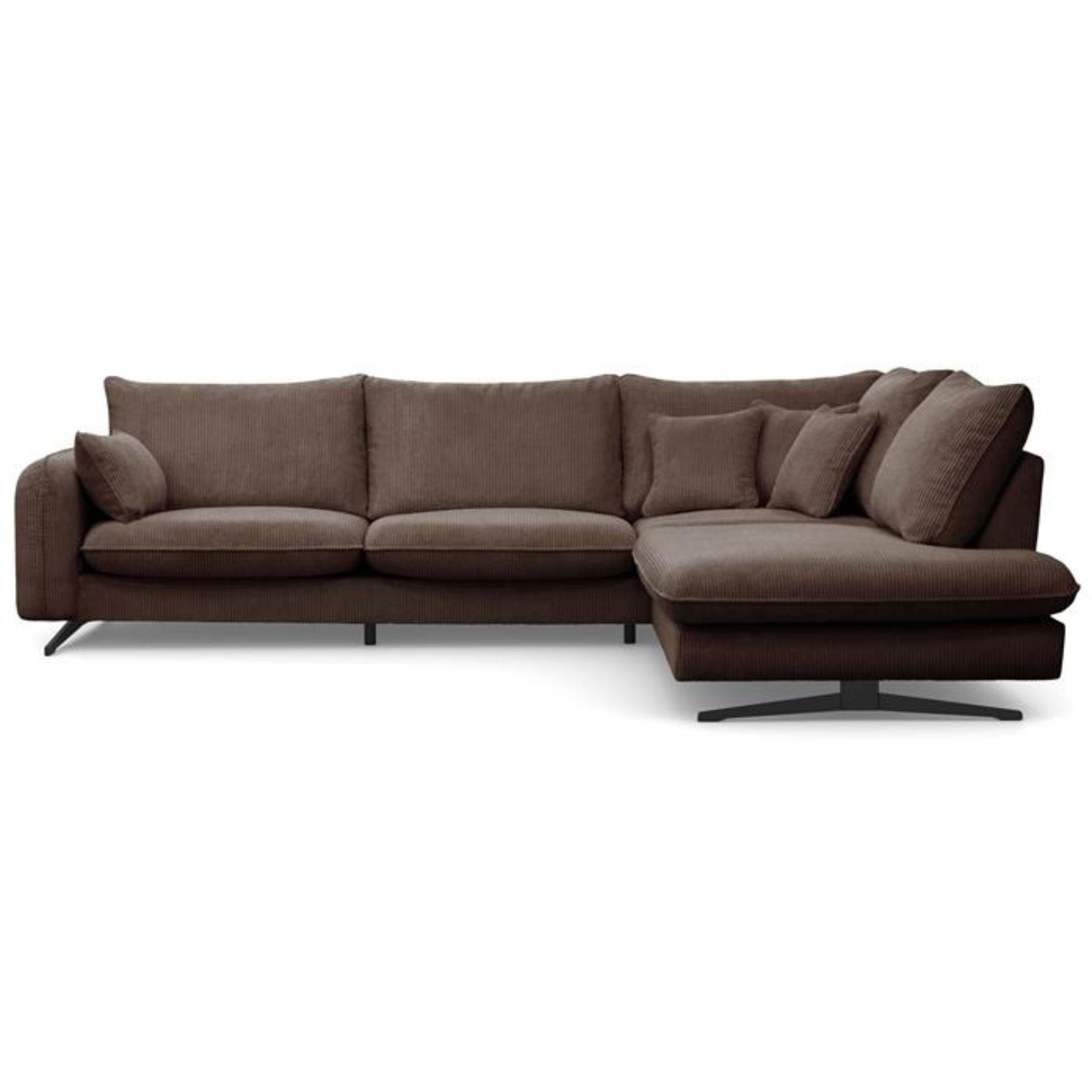Beautysofa Ecksofa Prince, L-Form Polstersofa aus Cord-Bezug günstig online kaufen