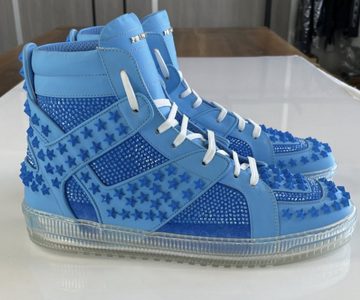 PHILIPP PLEIN Philipp Plein Hi-Top Star Sneakers Studded Trainers Embellished Shoes Sneaker