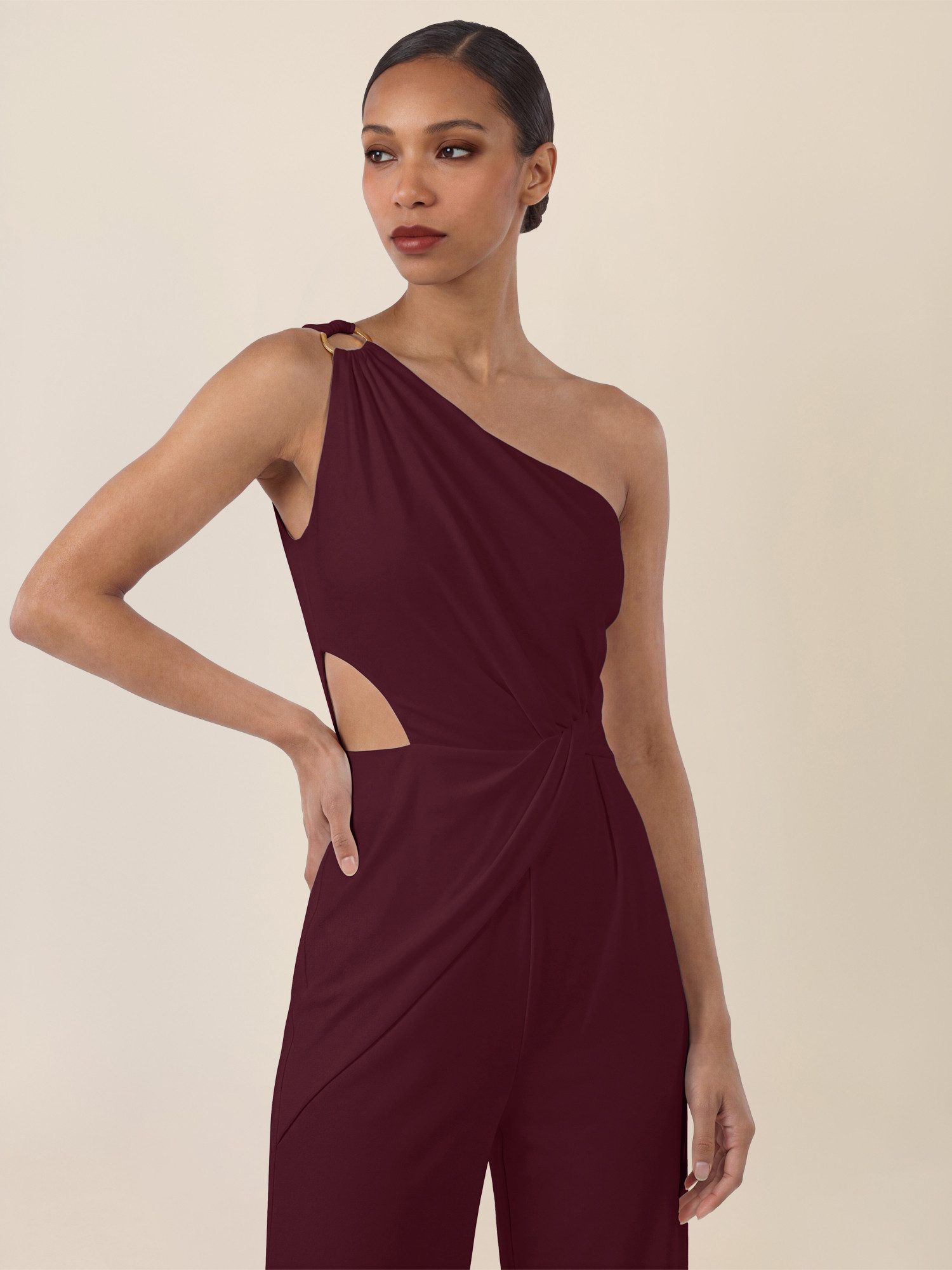 Apart Jumpsuit mit Drapierung