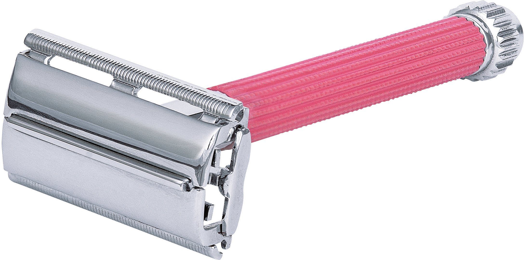 ERBE Rasierhobel Lady-Rasierer Tradition, Eleganter Rasierhobel mit sicherem Griff und einfachem Klingenwechsel.