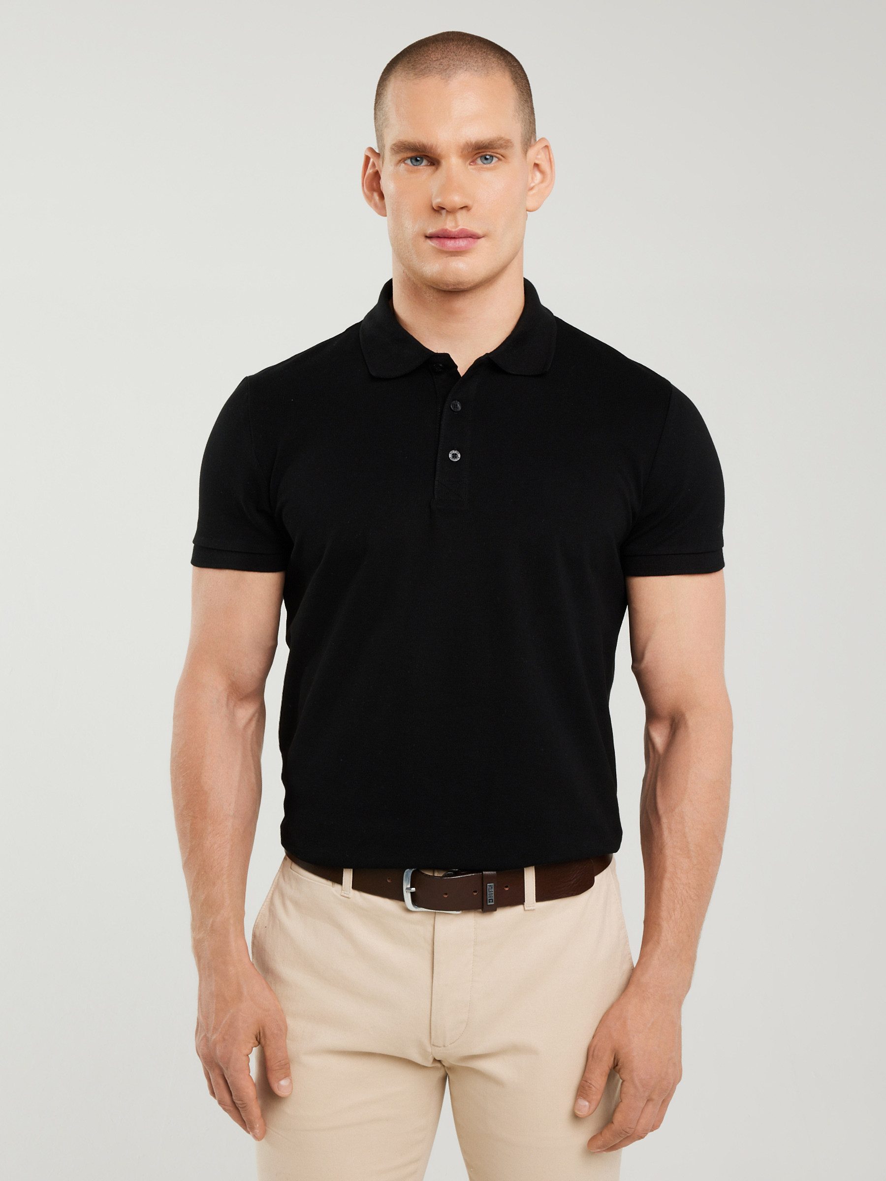 BIG STAR Poloshirt MARKOLINOS schwarz günstig online kaufen