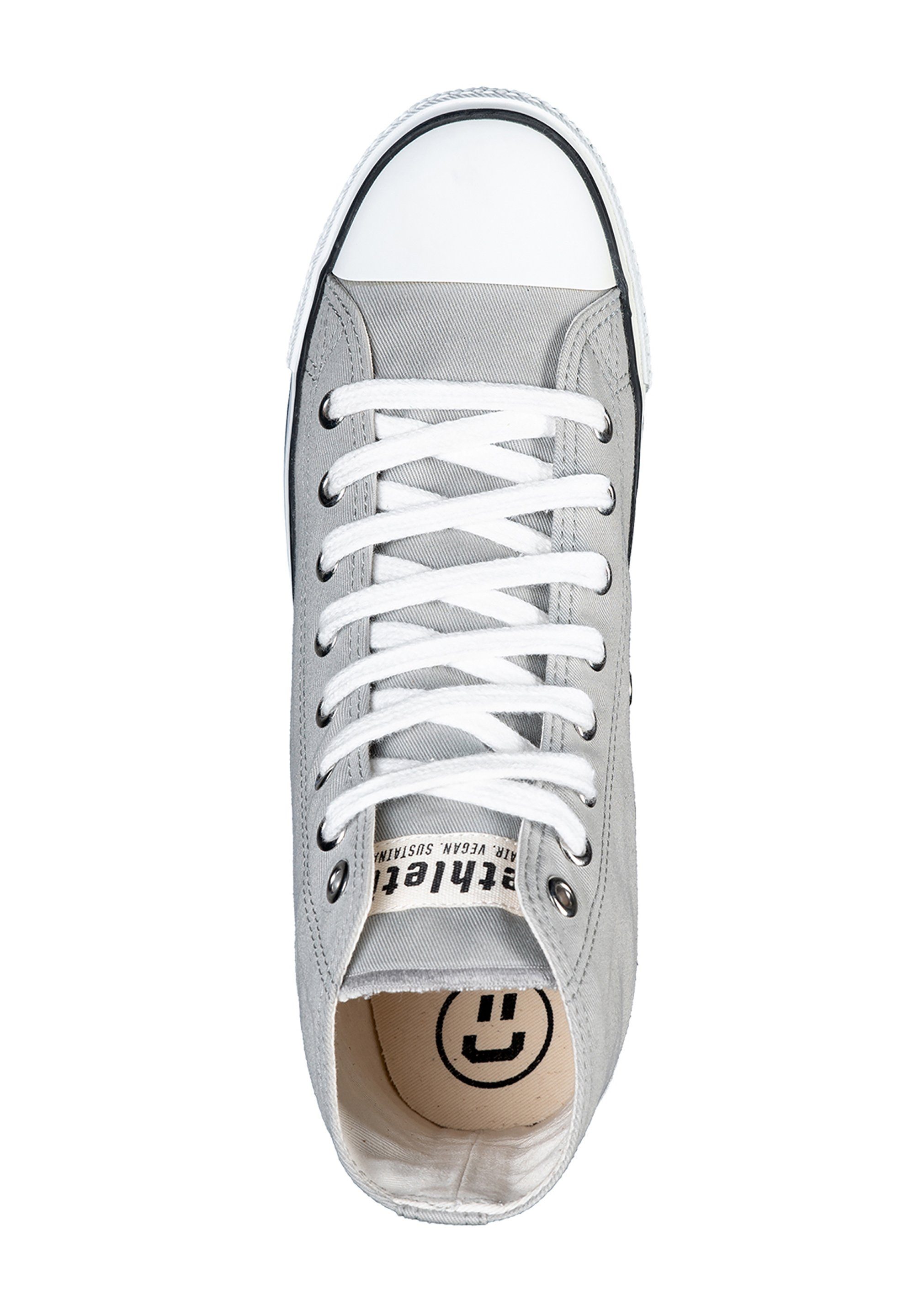 white White just Sneaker Cap Hi - ETHLETIC Produkt Cut grey Fairtrade urban