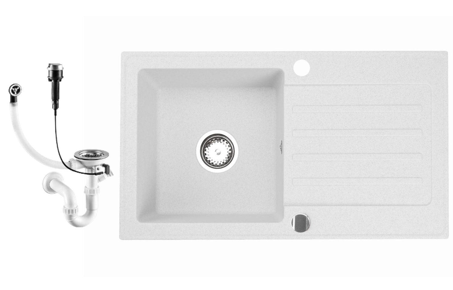 Faizee Möbel Granitspüle Granitspüle Küchenspüle Granit Siphon Einbauspüle günstig online kaufen