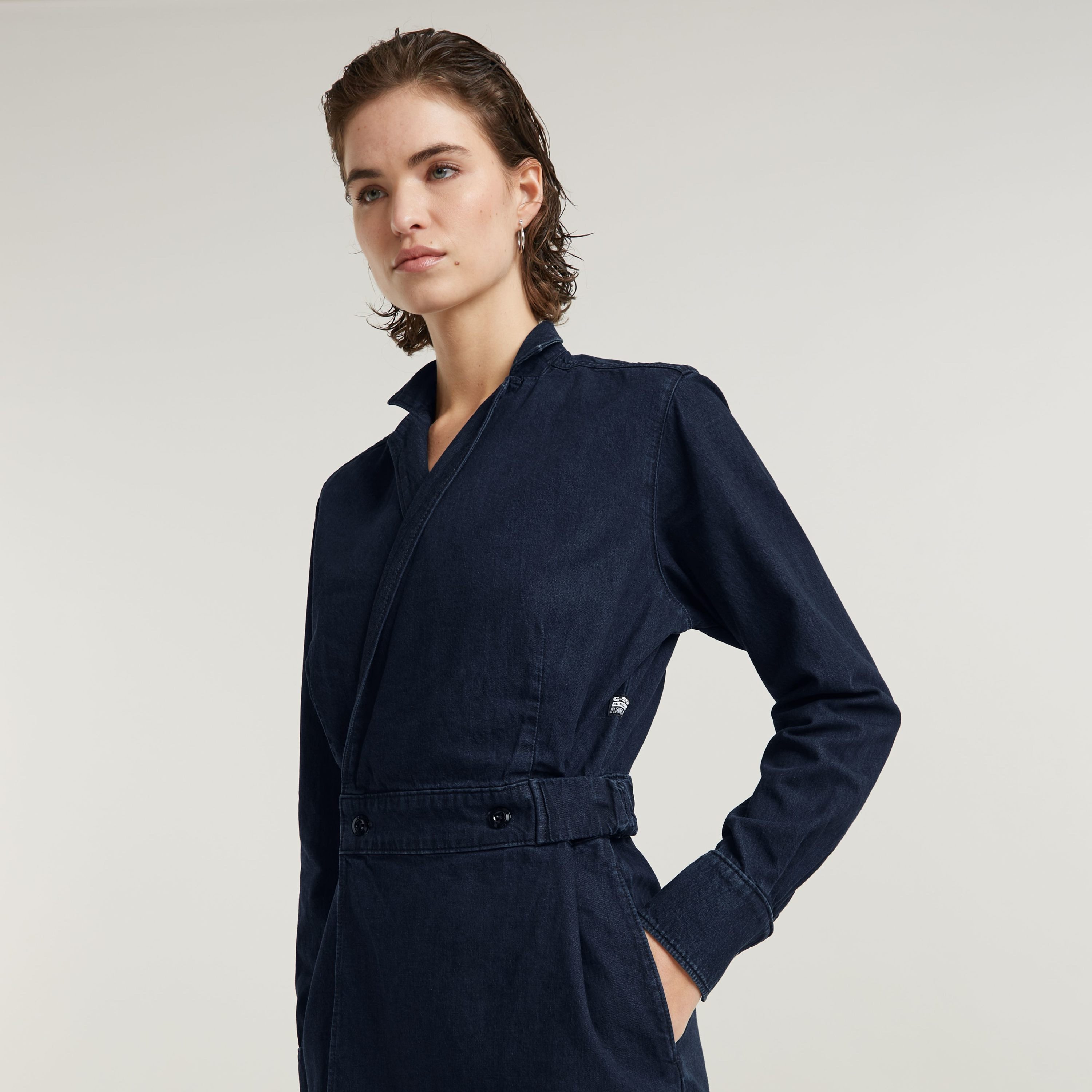 G-STAR Wickelkleid Wrap Dress mit verstellbarer günstig online kaufen
