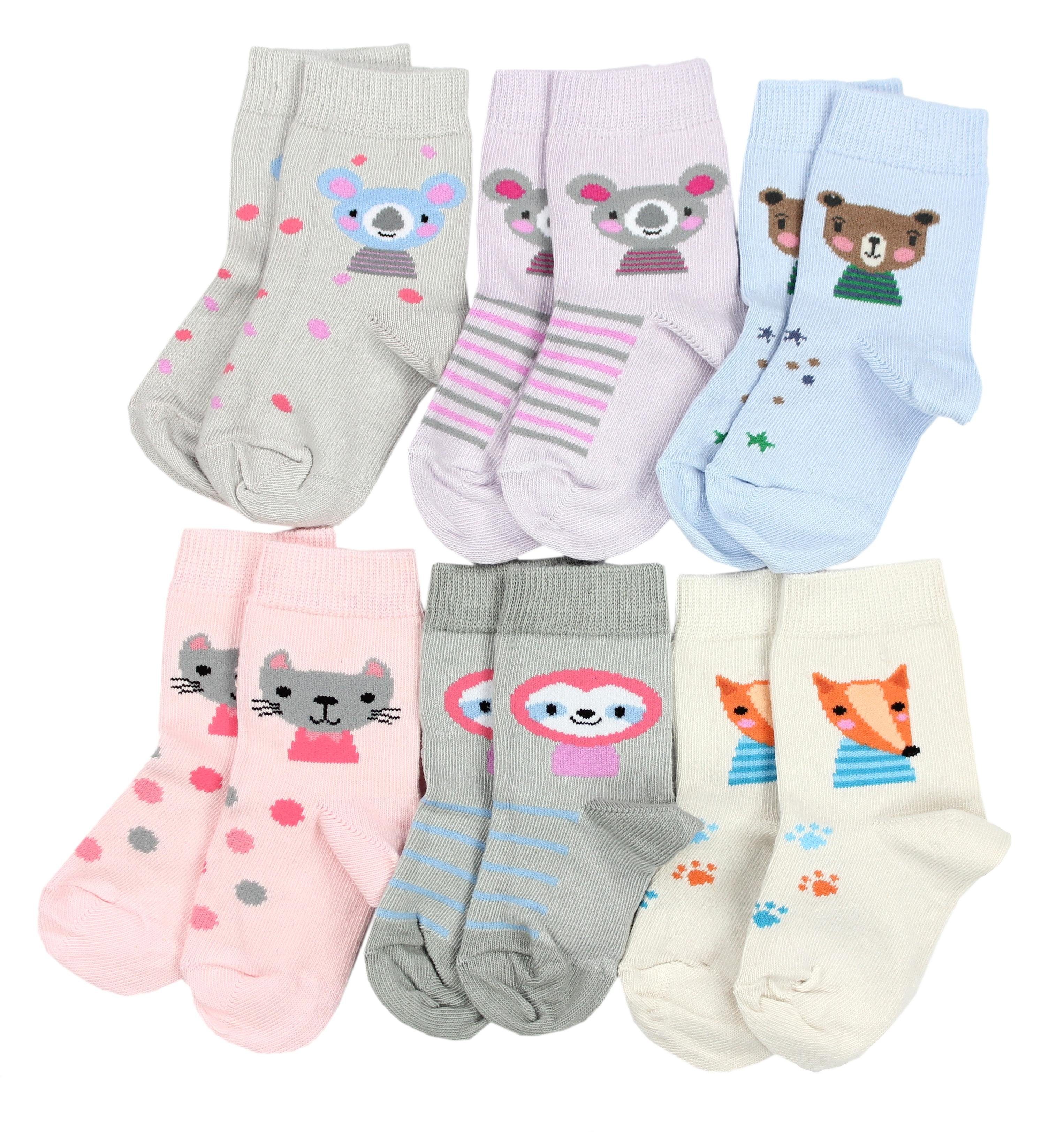 TupTam Freizeitsocken TupTam Kinder Socken Bunt Gemustert 6er Pack für Mädchen und Jungen Mädchen 7