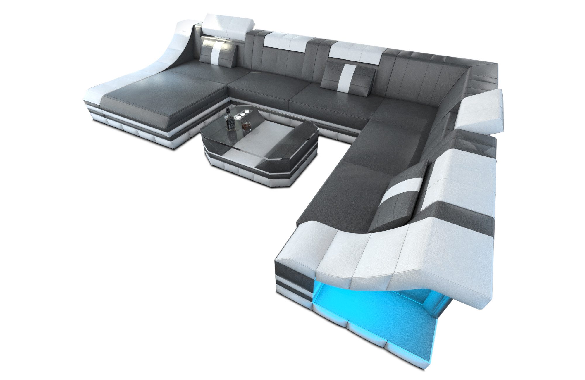 Sofa Dreams Wohnlandschaft Ledercouch Sofa Leder günstig online kaufen