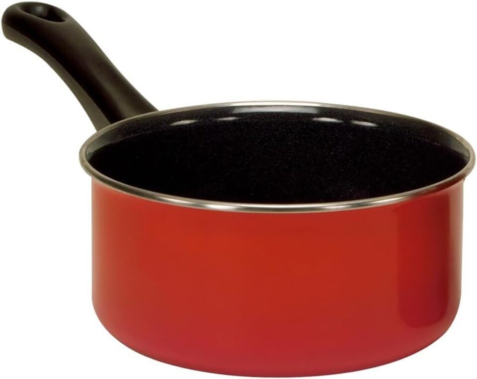 Karl Krüger Kochtopf 16cm Stieltopf "Rom" aus Emaille mit Chromrand, (1-tlg)