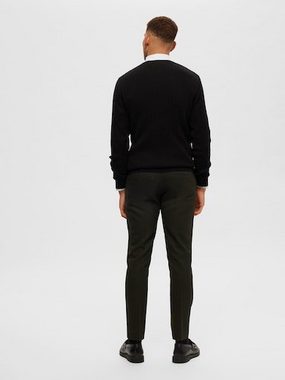 SELECTED HOMME Rundhalspullover SLHBERG CABLE CREW NECK NOOS