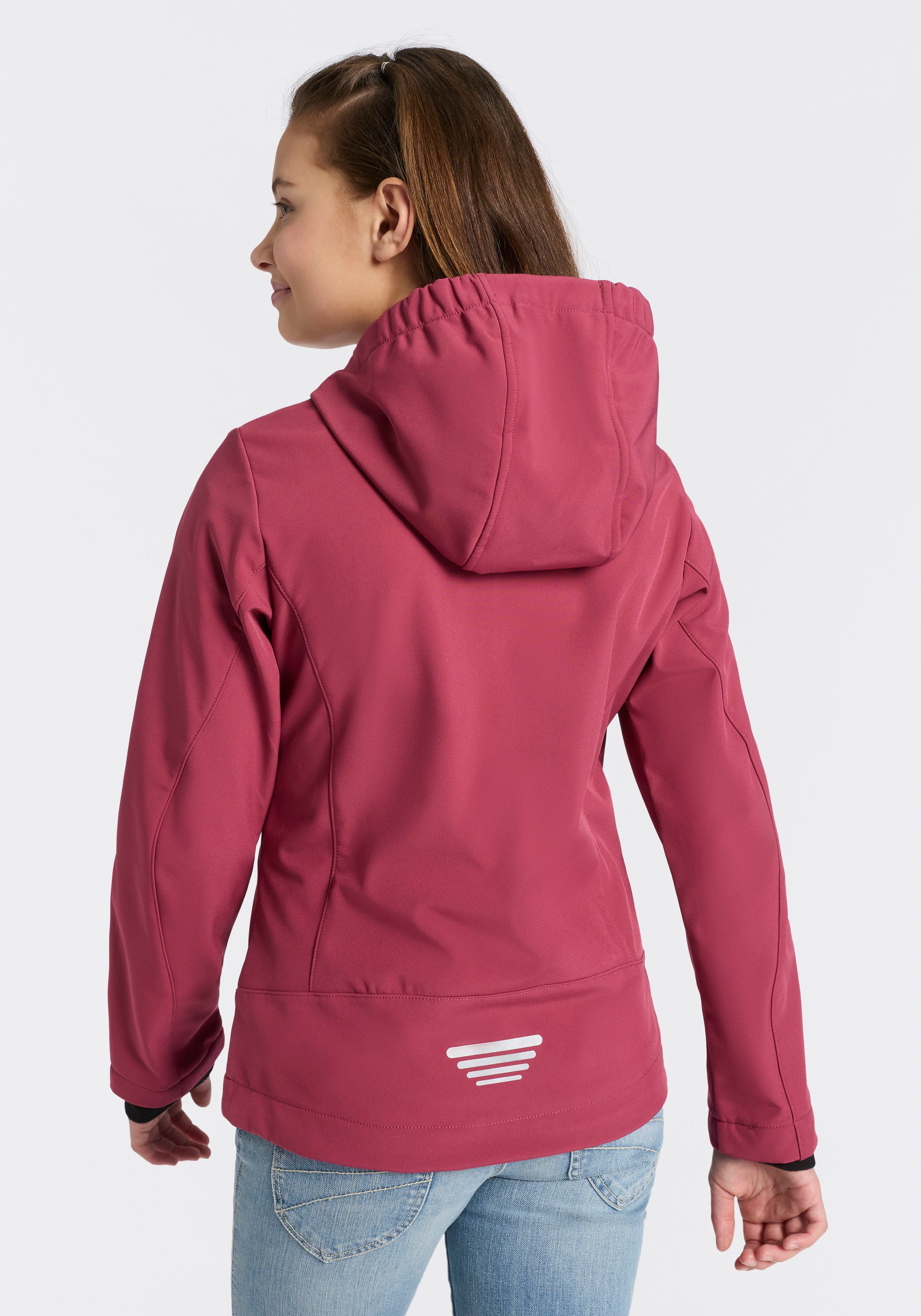 CMP Softshelljacke KID G JACKET FIX HOOD für Kinder43405465 Atmungsaktiv & Wasserabweisend & Windabweisend,Übergangsjacke