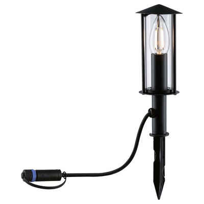Paulmann Gartenleuchte LED Erdspießleuchte Plug & Shine in Anthrazit 2W 140lm E14 IP44, keine Angabe, Leuchtmittel enthalten: Ja, LED, 1900, Gartenleuchten