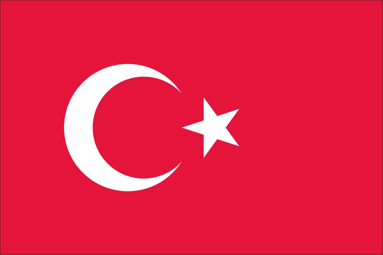 flaggenmeer Flagge Flagge Türkei 110 g/m² Querformat