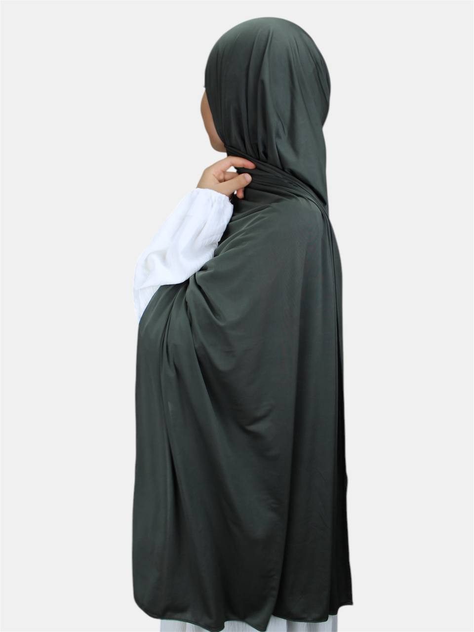 Aymasal Хиджаб Premium Liquid Хиджаб Scarf Kopftuch Khimar glänzend elegant Hochzeit Edler, glänzender Stoff für einen eleganten Look