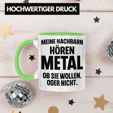 Trendation Tasse Trendation - Heavy Metal Geschenke Rockmusik Geschenk Tasse Lustig Deko
