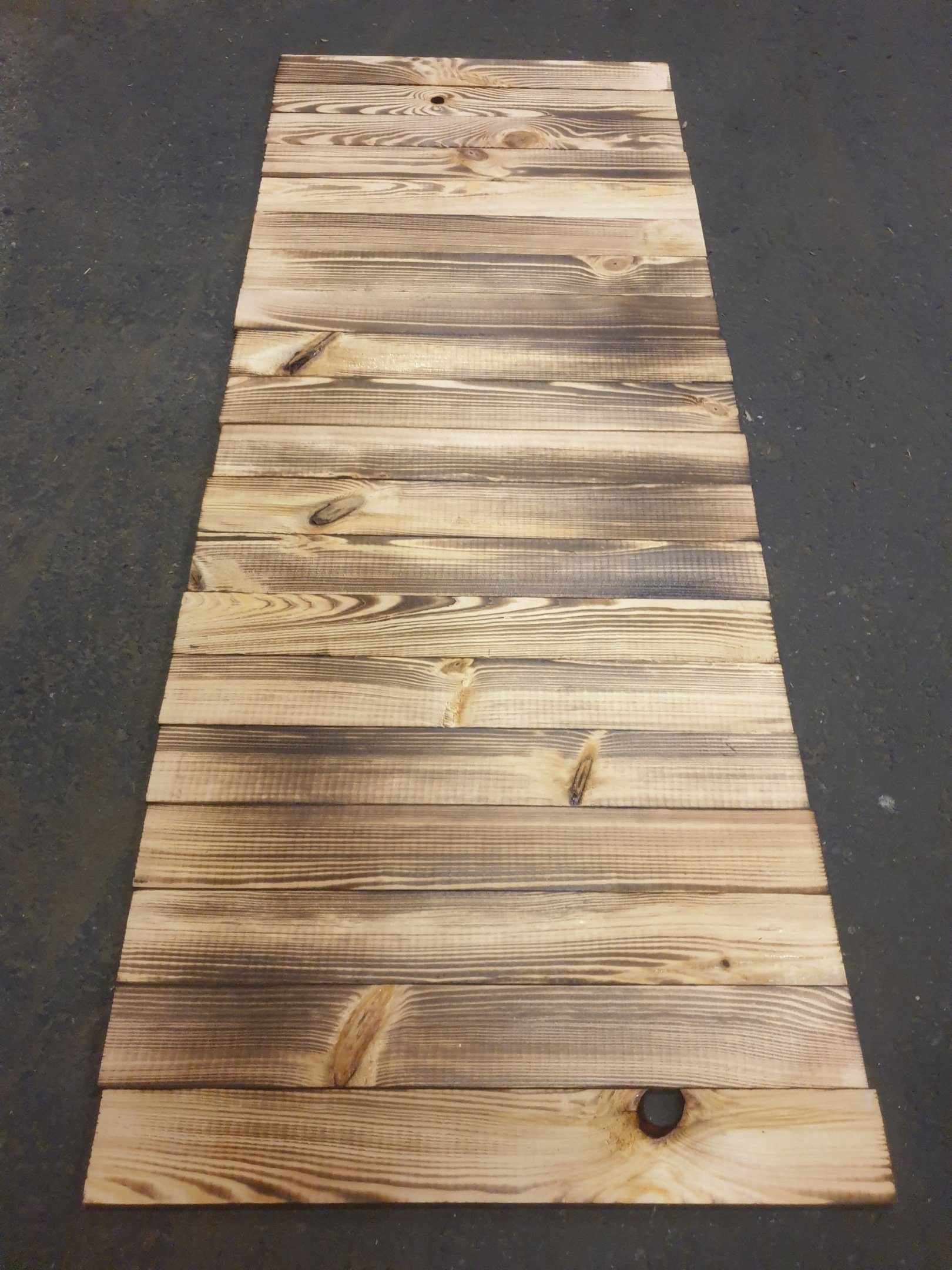 Kistenkolli Altes Land Allzweckkiste 20 Stück neue geflammte Holzbretter aus Nadelholz (Spar-Set, 20er Set)