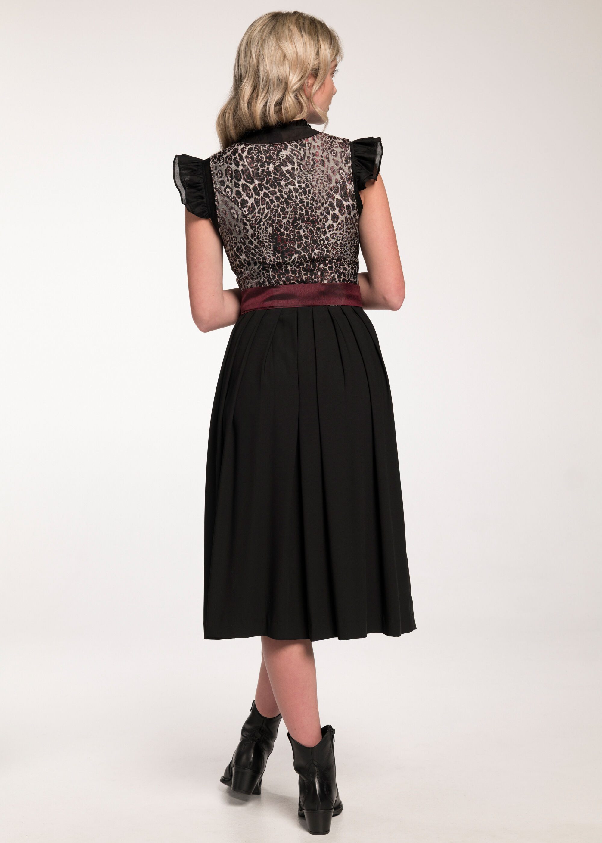 Spieth & Wensky Dirndl Gälin modernes Leo-Muster