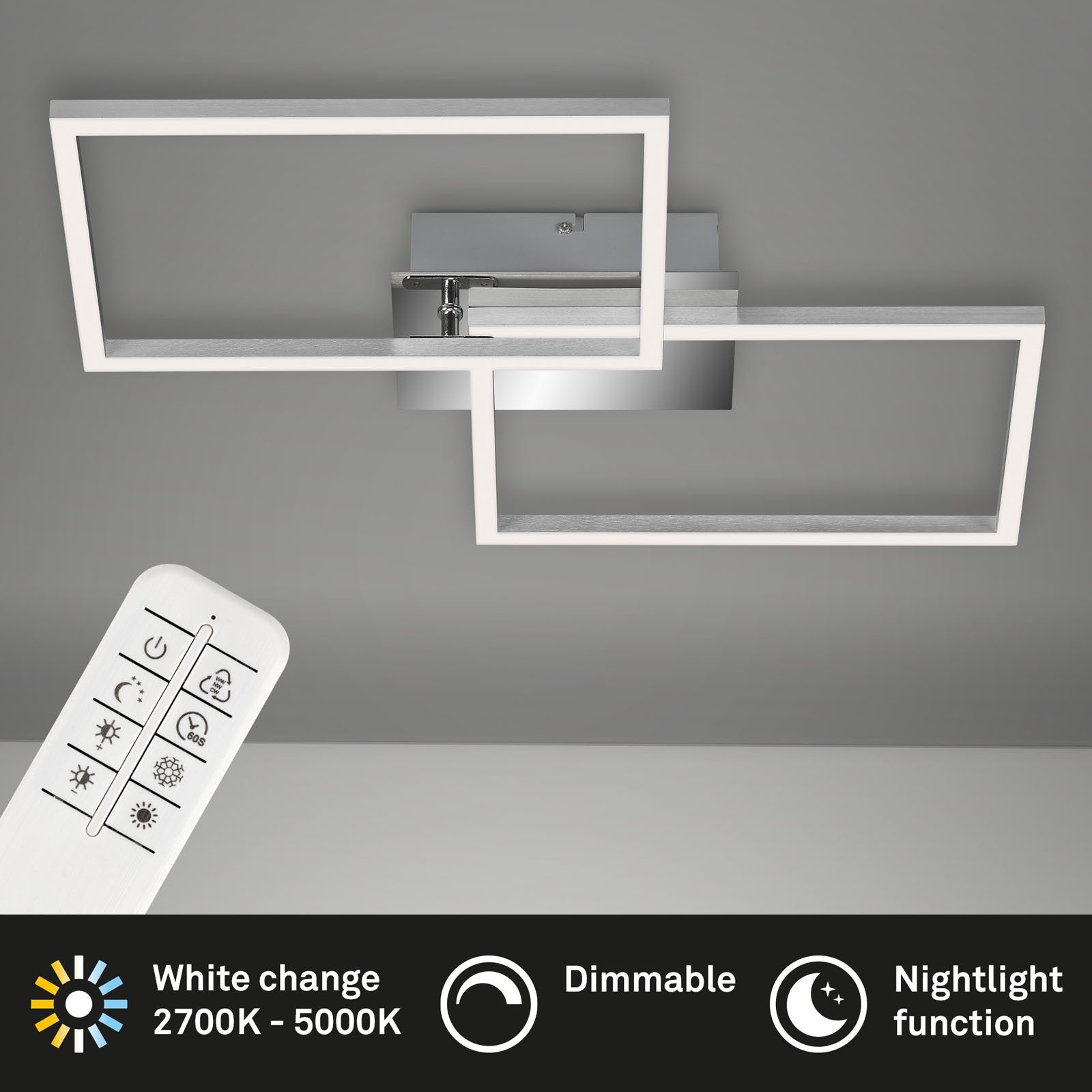 Briloner Leuchten Deckenleuchte LED Deckenlampe CCT günstig online kaufen