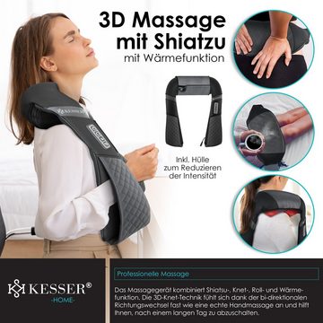 KESSER Nacken-Massagegerät, Nackenmassagegerät Shiatsu Massagegerät inkl.Tasche