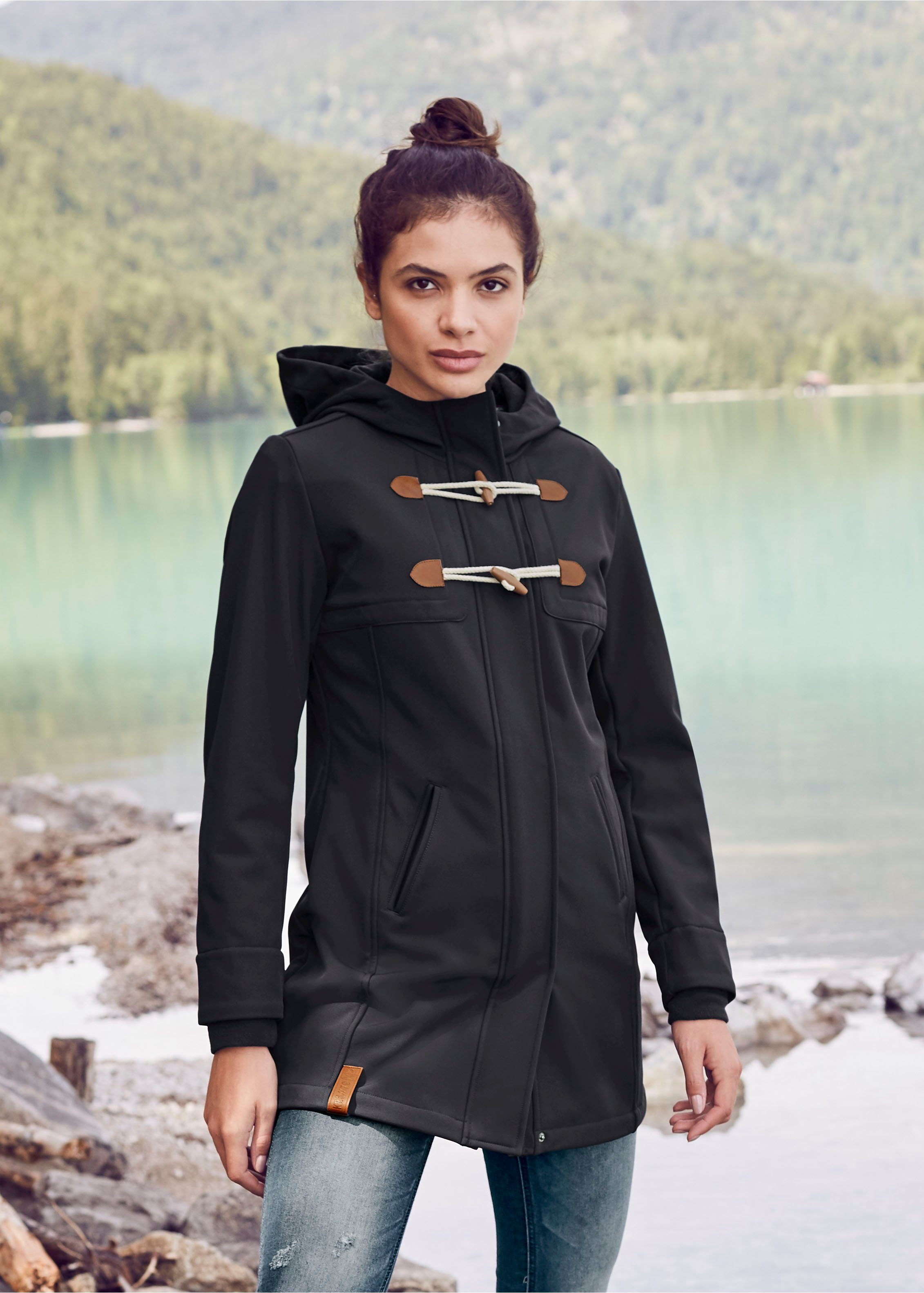 KangaROOS Softshelljacke mit trendigen Zierknöpfen | OTTO