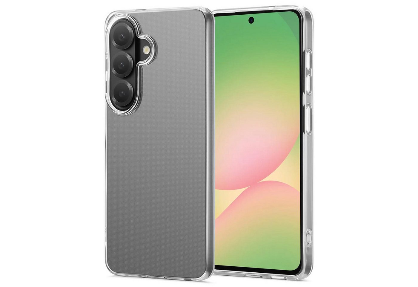 CoolGadget Handyhülle Silikon Handy Hülle Slim für Samsung Galaxy A57 5G, dünne TPU Schutzhülle Case in transparent / durchsichtig