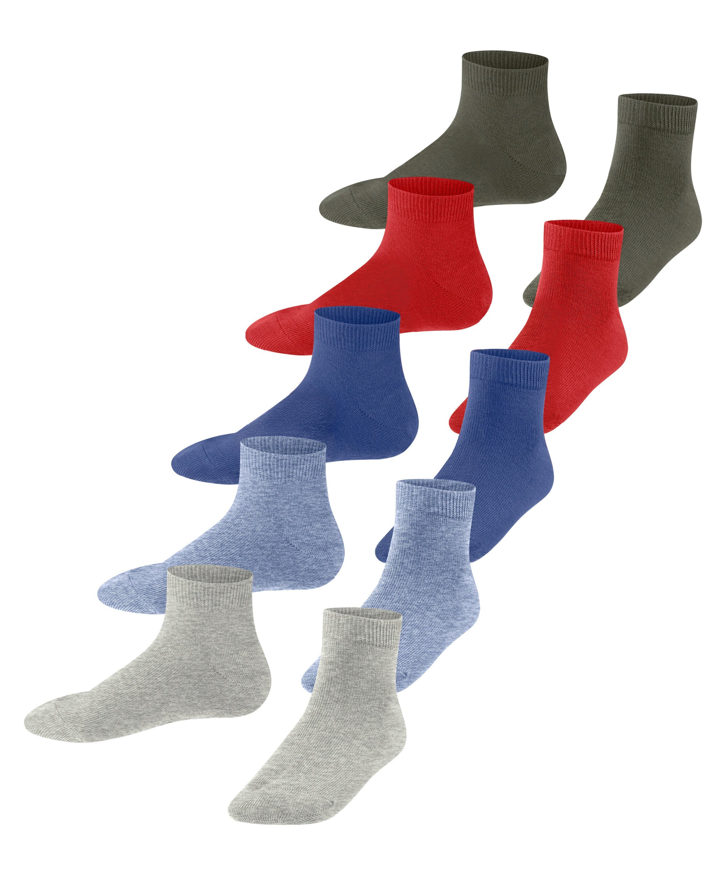 Sneakersocken Solid-Mix 5-Pack Sneakersocken aus Biobaumwolle