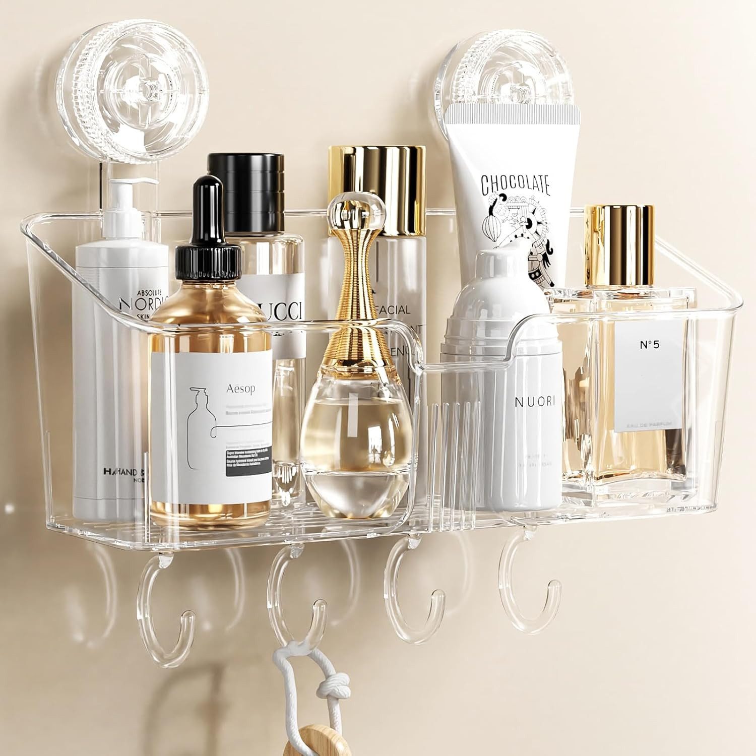 Elegear Duschablage Duschregal Ohne Bohren, Badregal & Küchenregal, Kunstst günstig online kaufen