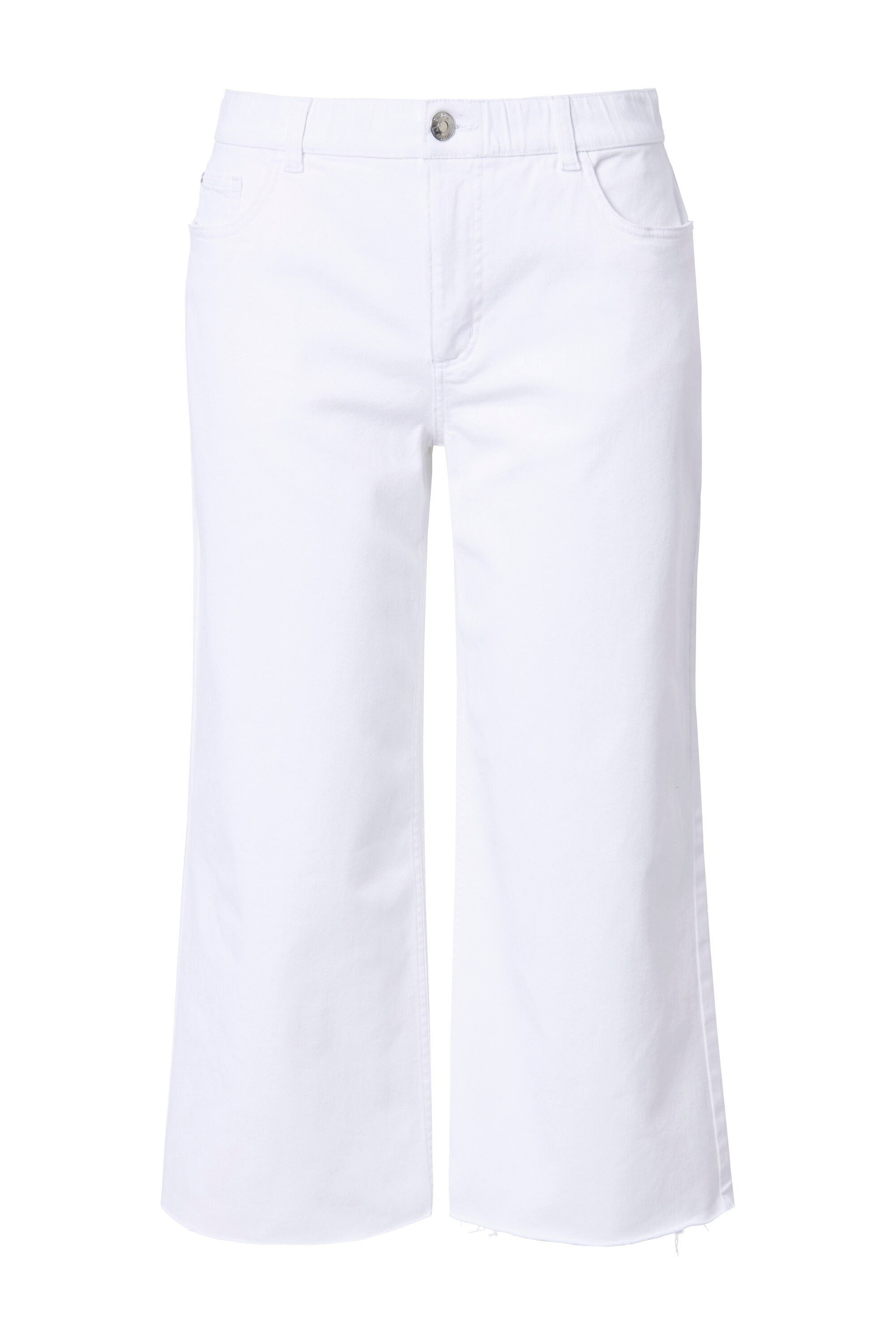 Studio Untold Culotte Jeans-Culotte Wide Legs 5-Pocket cutted Saum günstig online kaufen