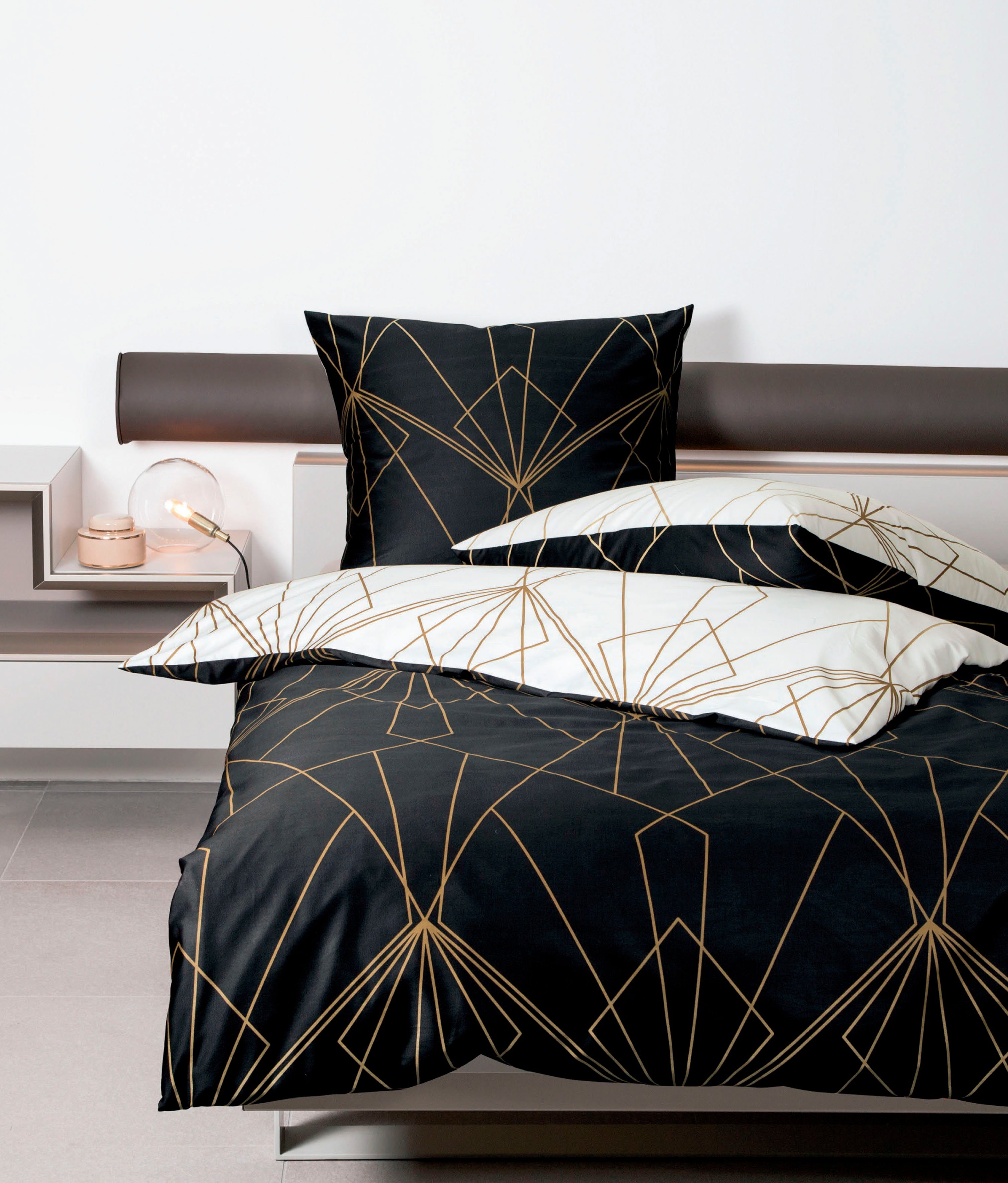 Janine Wendebettwäsche »J. D. 87054«, aus 100% Baumwolle, in Mako Satin Qua günstig online kaufen