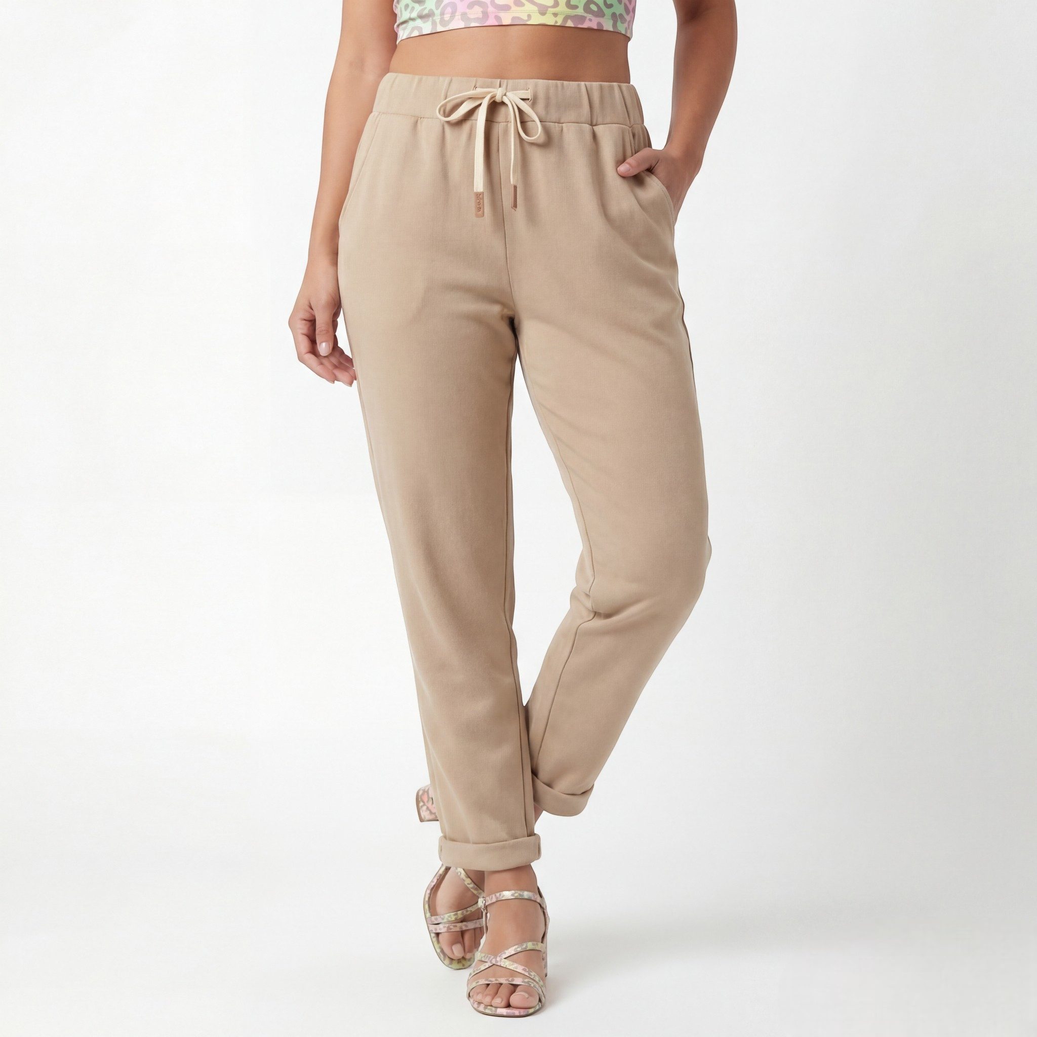 Sweathose Damen Sweatpants bequeme Jersey Hose Freizeithose