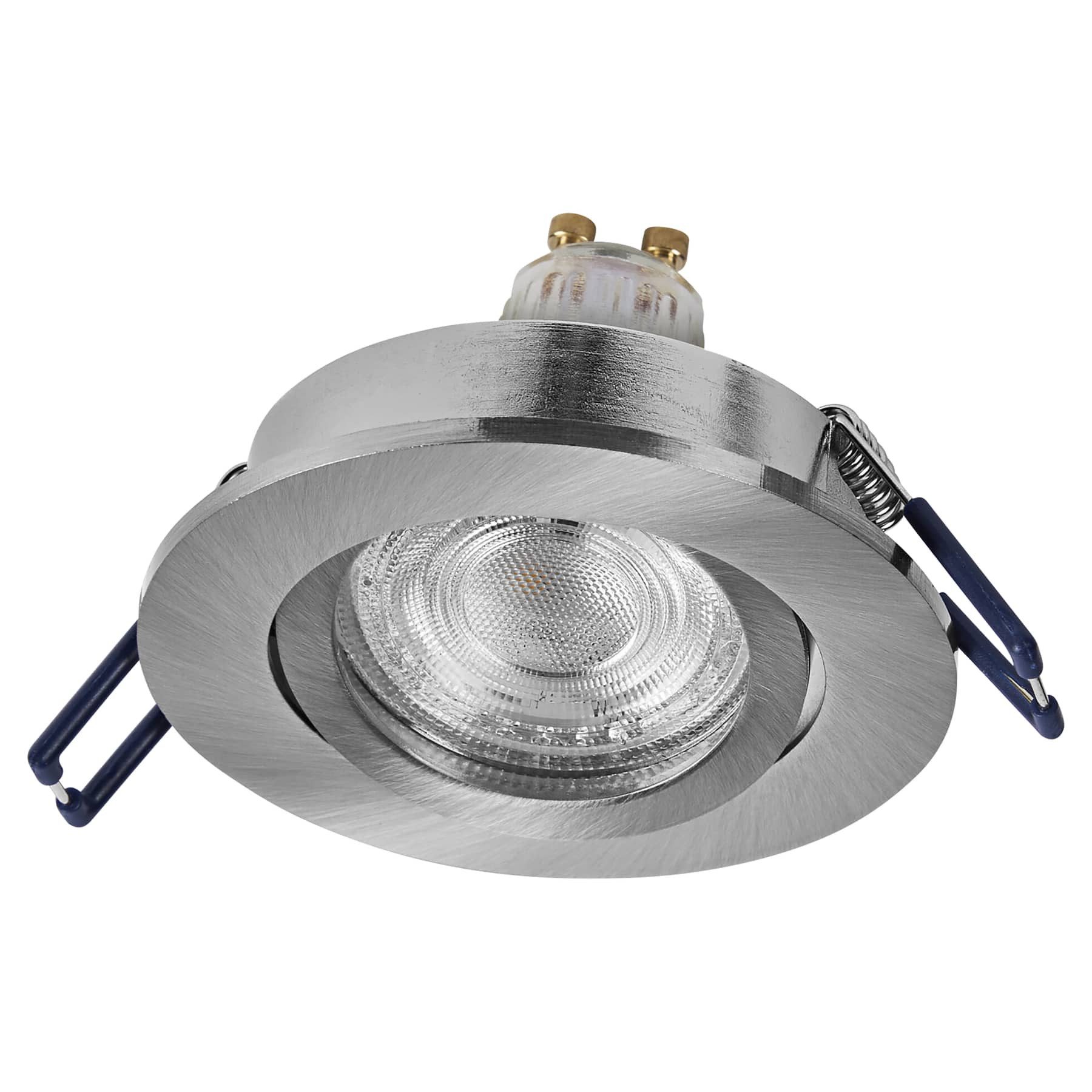 Osram LED Einbauleuchte OSRAM LED-Einbauleuchte, GU10, 4,5W, 2700K, 400lm, warmweiß, IP20