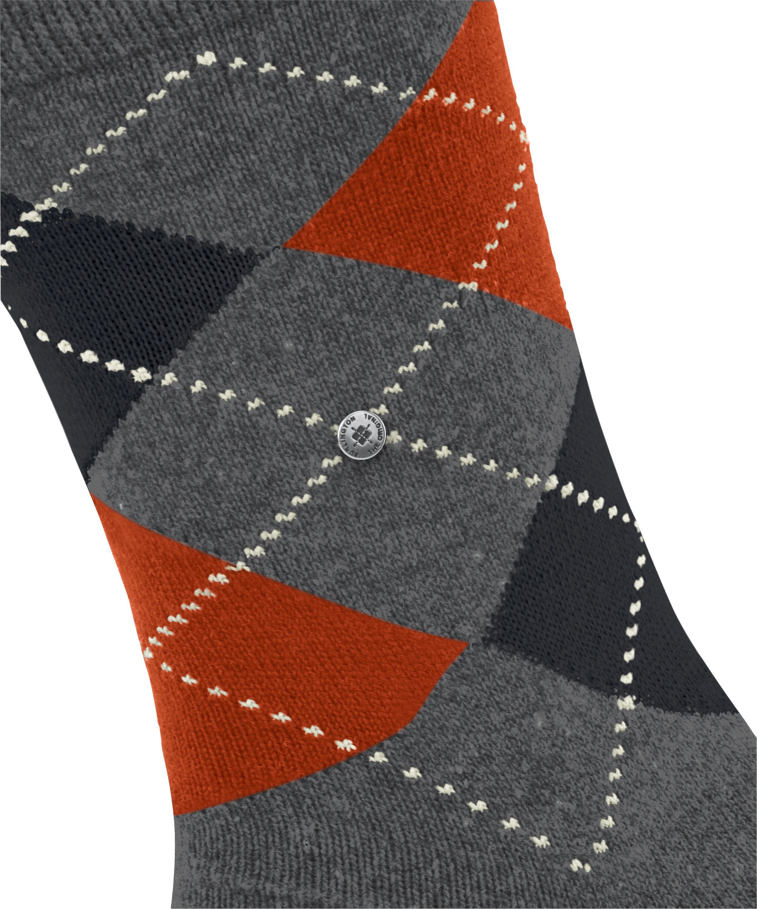 charcoal Socken new (3971) Burlington (1-Paar) Argyle Tweed