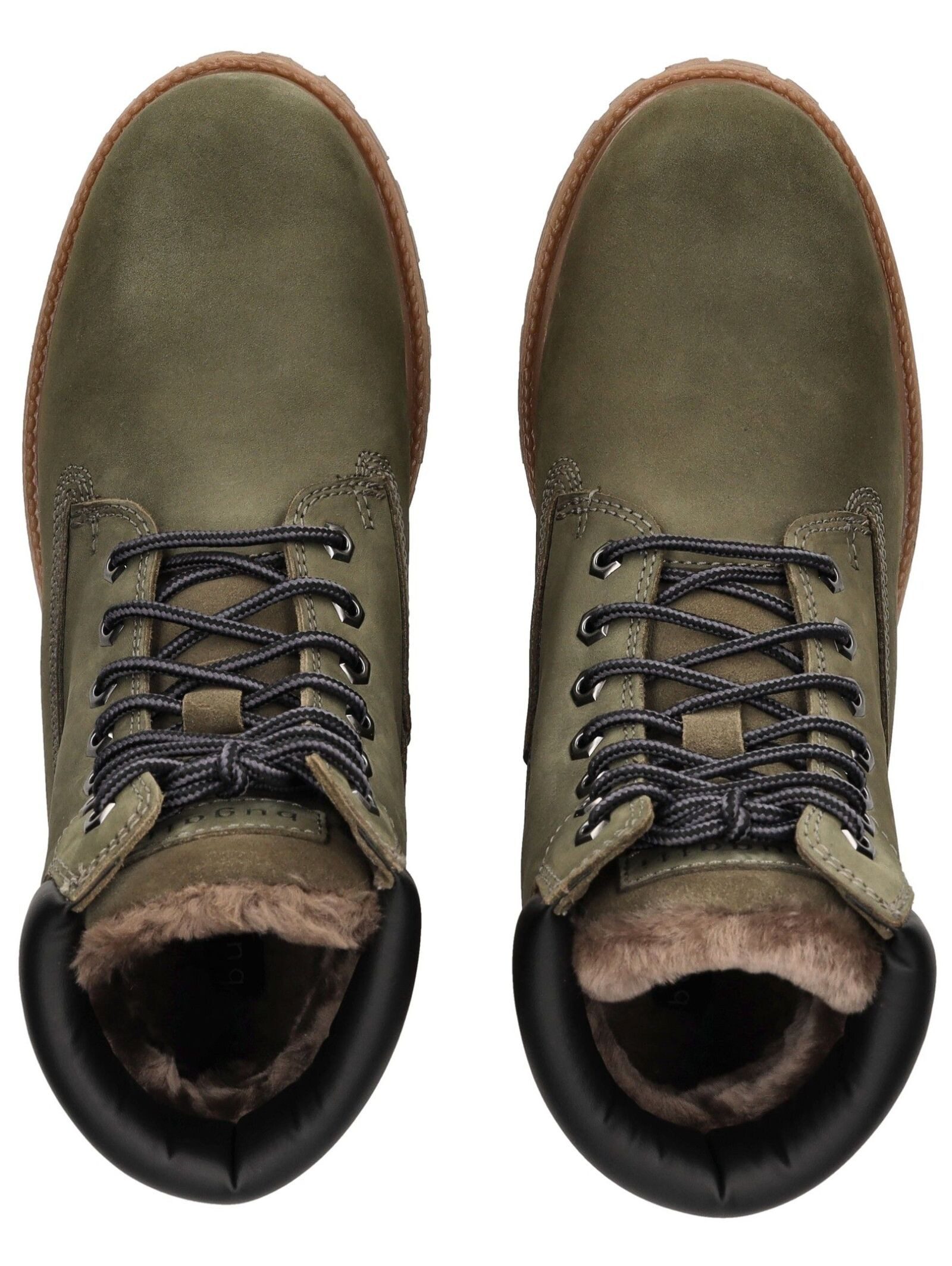 bugatti bugatti Stiefelette Leder Schnürstiefelette