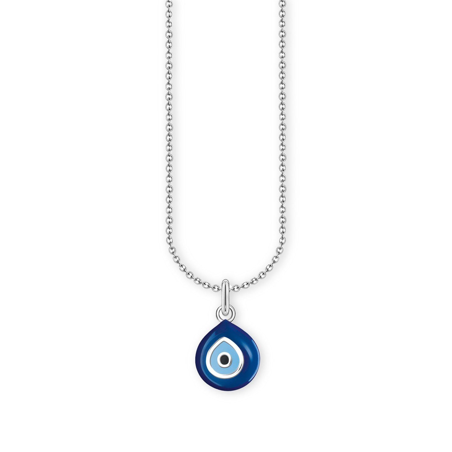 THOMAS SABO Kette mit Anhänger mit blau...