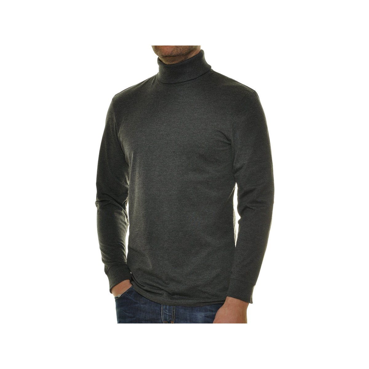 (1-tlg) schwarz Sweatshirt RAGMAN SCHWARZ 009 regular