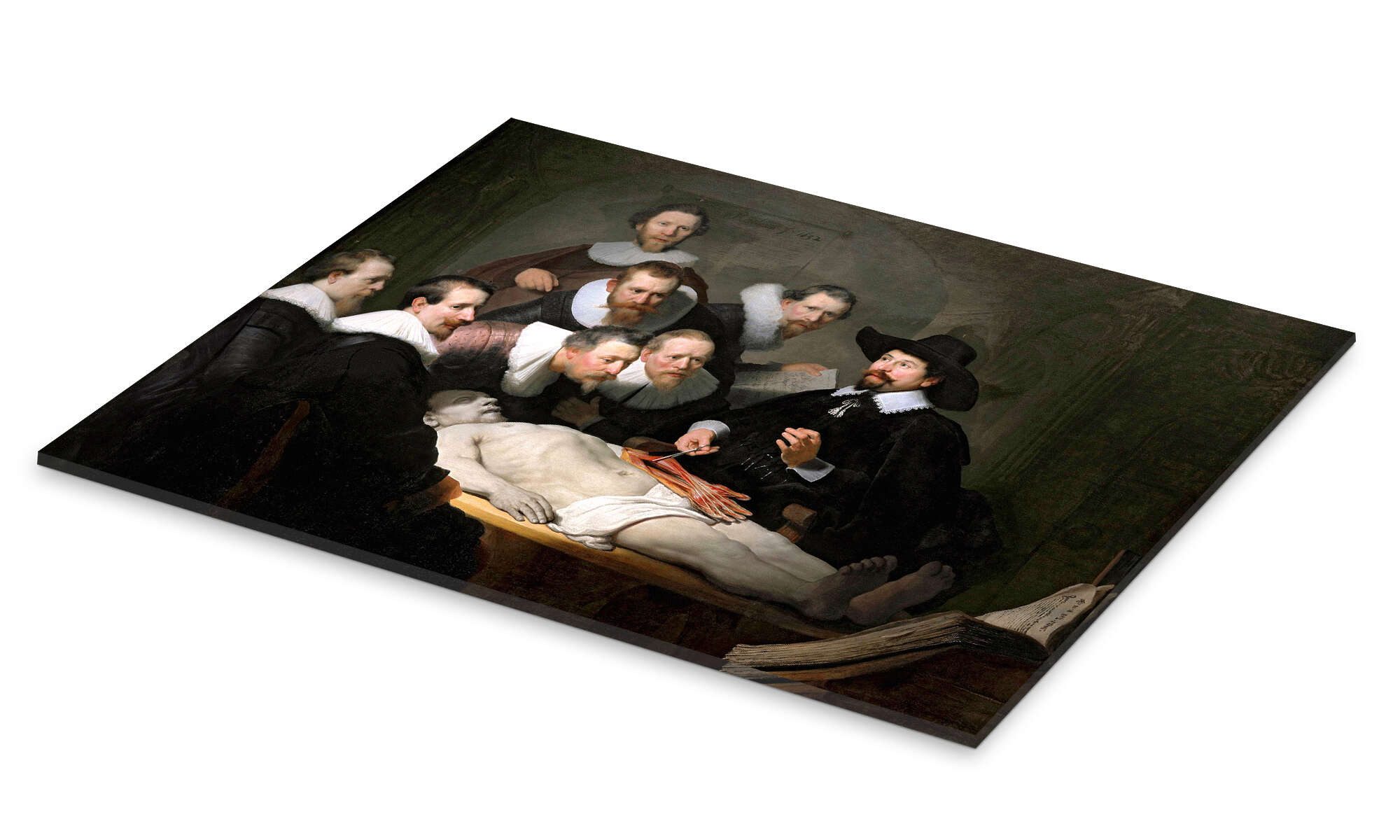 Posterlounge Wandbild Die Anatomie des Dr. Tulp, Rembrandt van Rijn, erhältlich als Poster, Leinwandbild, Wandsticker oder Acrylglasbild