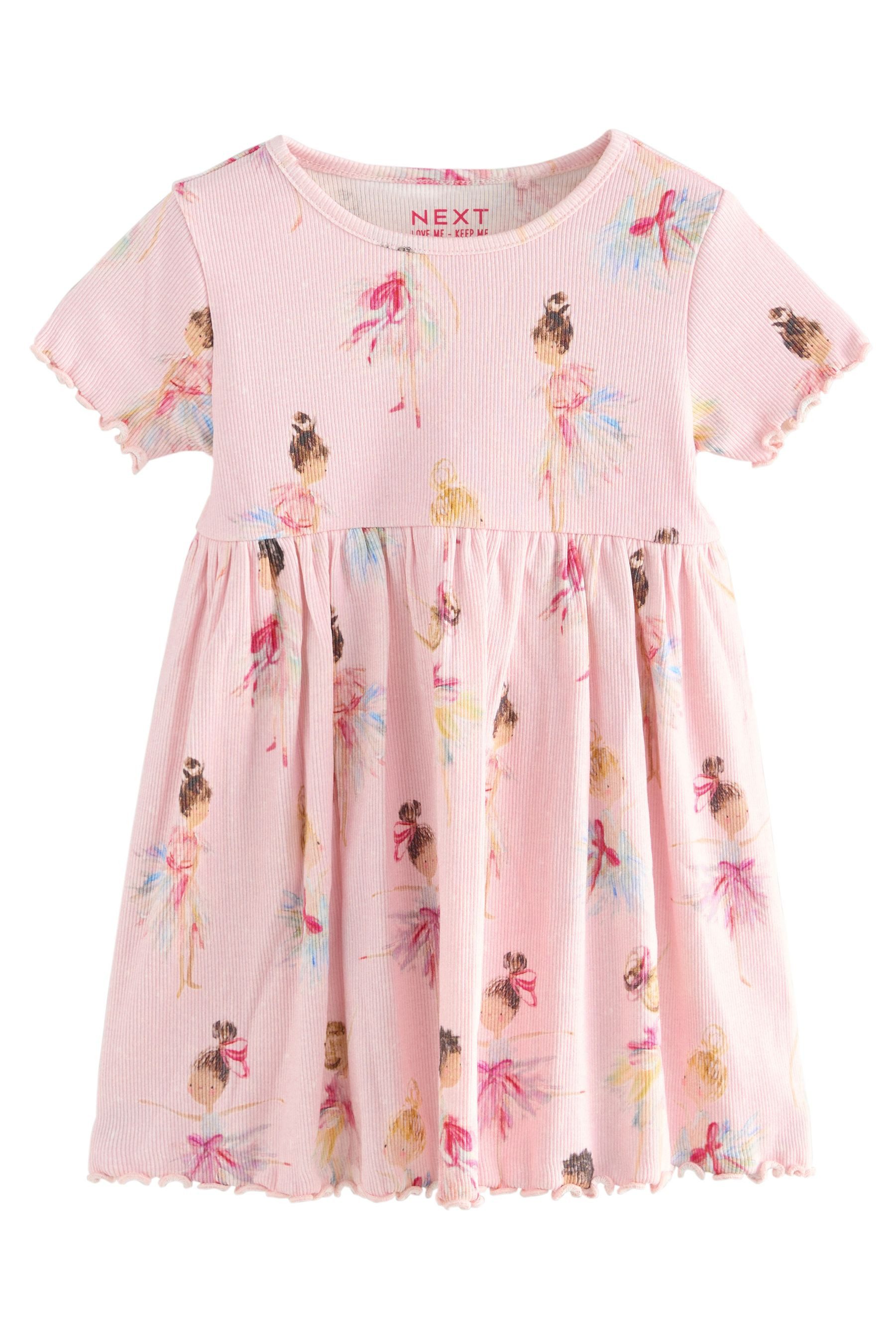 Jerseykleid Kurzärmeliges Jersey-Sommerkleid