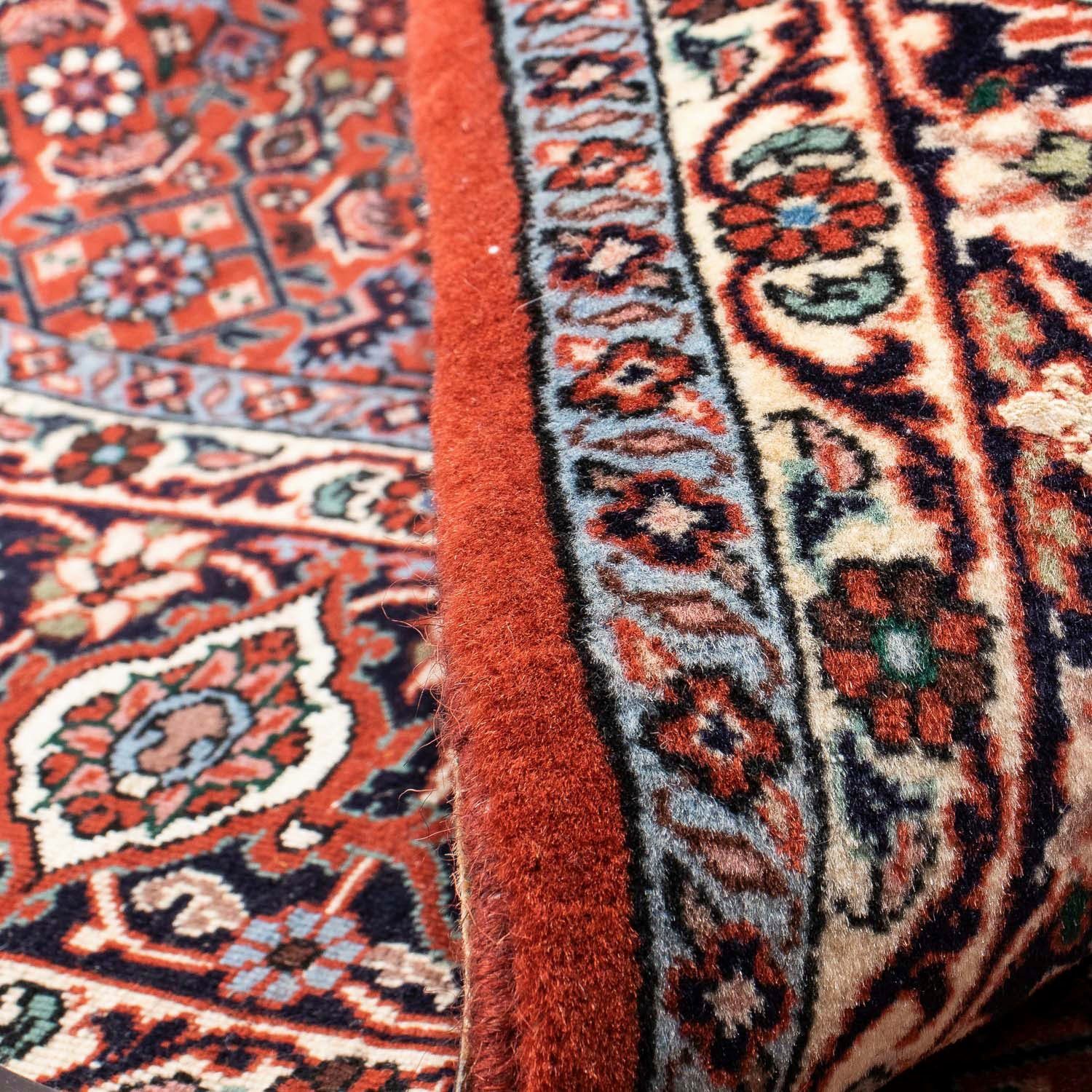 Orientteppich Perser - Bidjar - Zertifikat Einzelstück 172 - 228 mm, x 15 morgenland, Wohnzimmer, cm mit rechteckig, Handgeknüpft, rot, Höhe