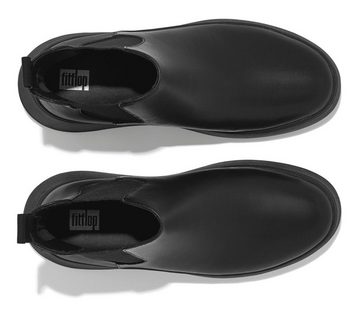 Fitflop F-MODE Chelseaboots Plateaustiefelette, Schlupfstiefel mit Stretcheinsatz zum Schlupfen