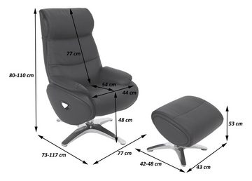 MCW Relaxsessel MCW-K98, Um 360° drehbar mit Autoposition, Breite Sitzfläche