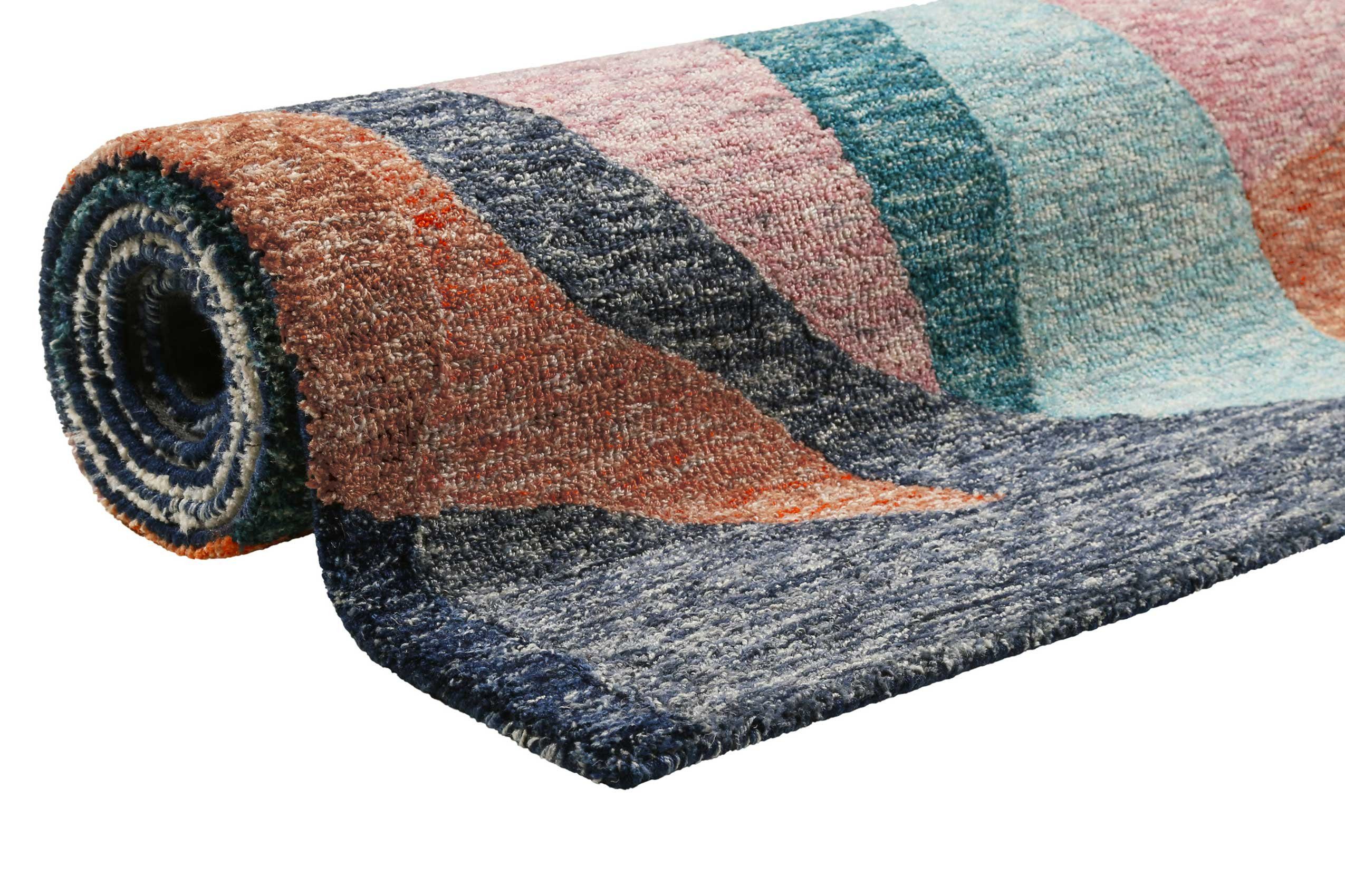 Esprit Teppich Hills, ESP-39871, rechteckig, Höhe: 8 mm, handgetuftet, modern, abstraktes Design für Wohn-, Schlafzimmer