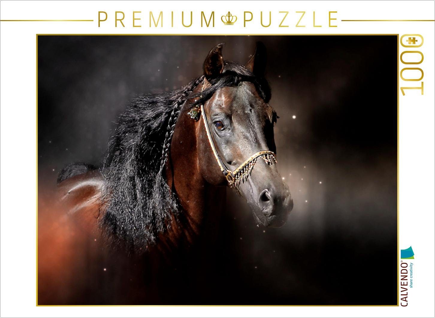 Peter Puzzle und CALVENDO Bild 64 Foto-Puzzle Lege-Größe Schönheit CALVENDO 1000 cm 1000 Teile Puzzleteile Pferde x Eleganz Puzzle von Roder, - 48