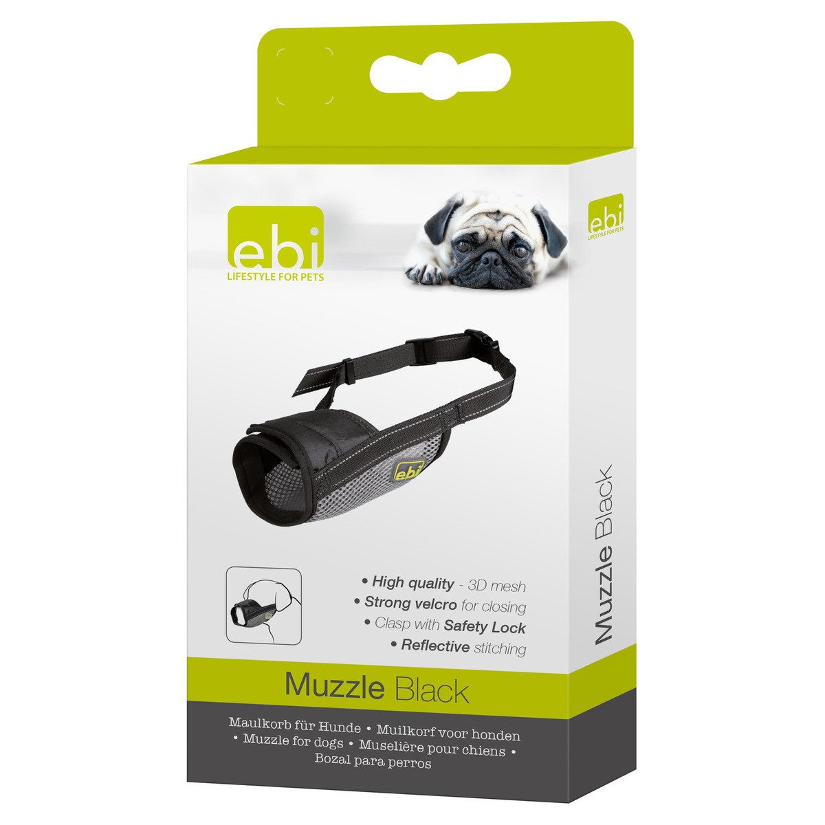 Europet-Bernina Maulkorb Maulkorb Netz schwarz