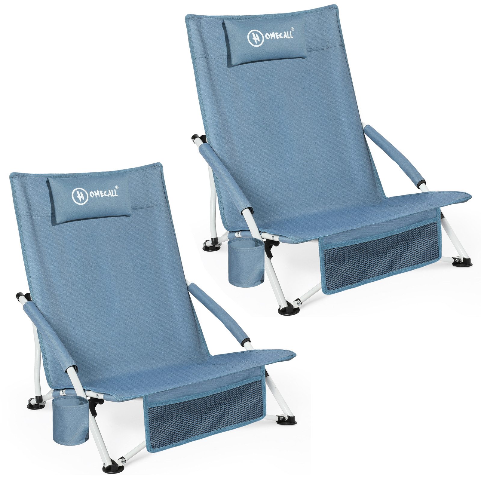 HOMECALL Klappstuhl Strandliegestuhl Klappbar leicht niedriger günstig online kaufen