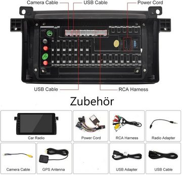 GABITECH für BMW 3er E46 M3 M3 Rover 75 MG ZT Android 13 autoradio Autoradio (Navigationssystem, Wireless Carplay und Android Auto)