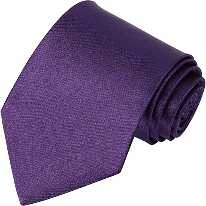 Moorle Krawatte Herren Schmale Krawatte (145cm x 8cm) (Set 1-St)