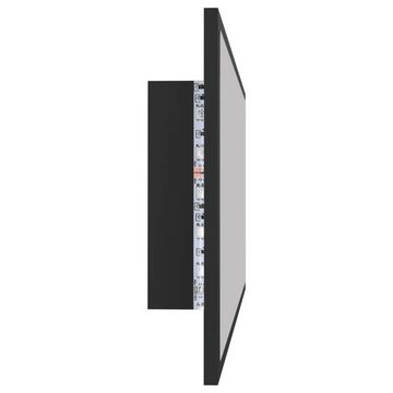 vidaXL Badezimmerspiegelschrank LED-Badspiegel Grau 90x8,5x37 cm Acryl (1-St)