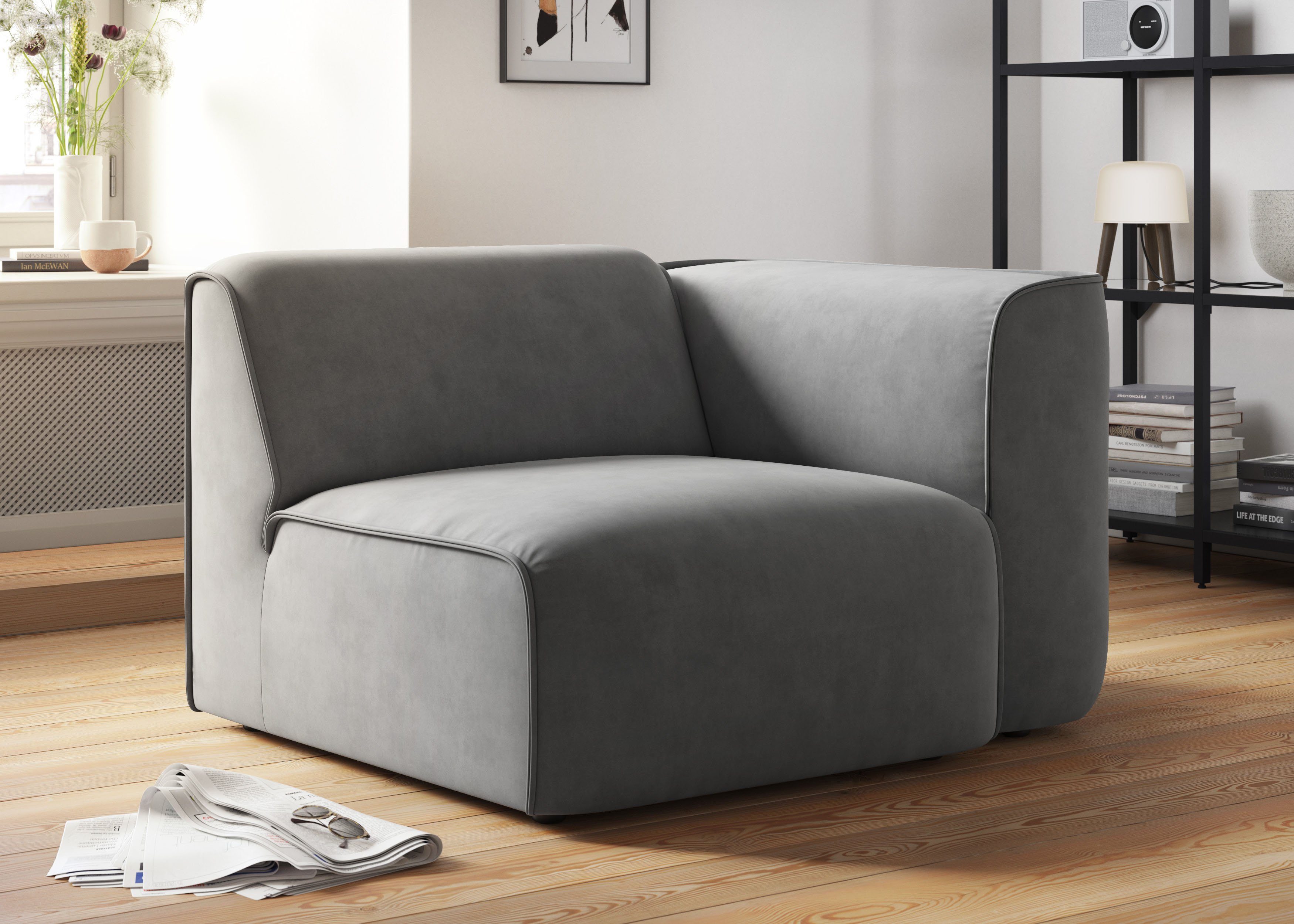 RAUM.ID Sessel Merid Sofa-Eckelement, Maße B/T/H: günstig online kaufen