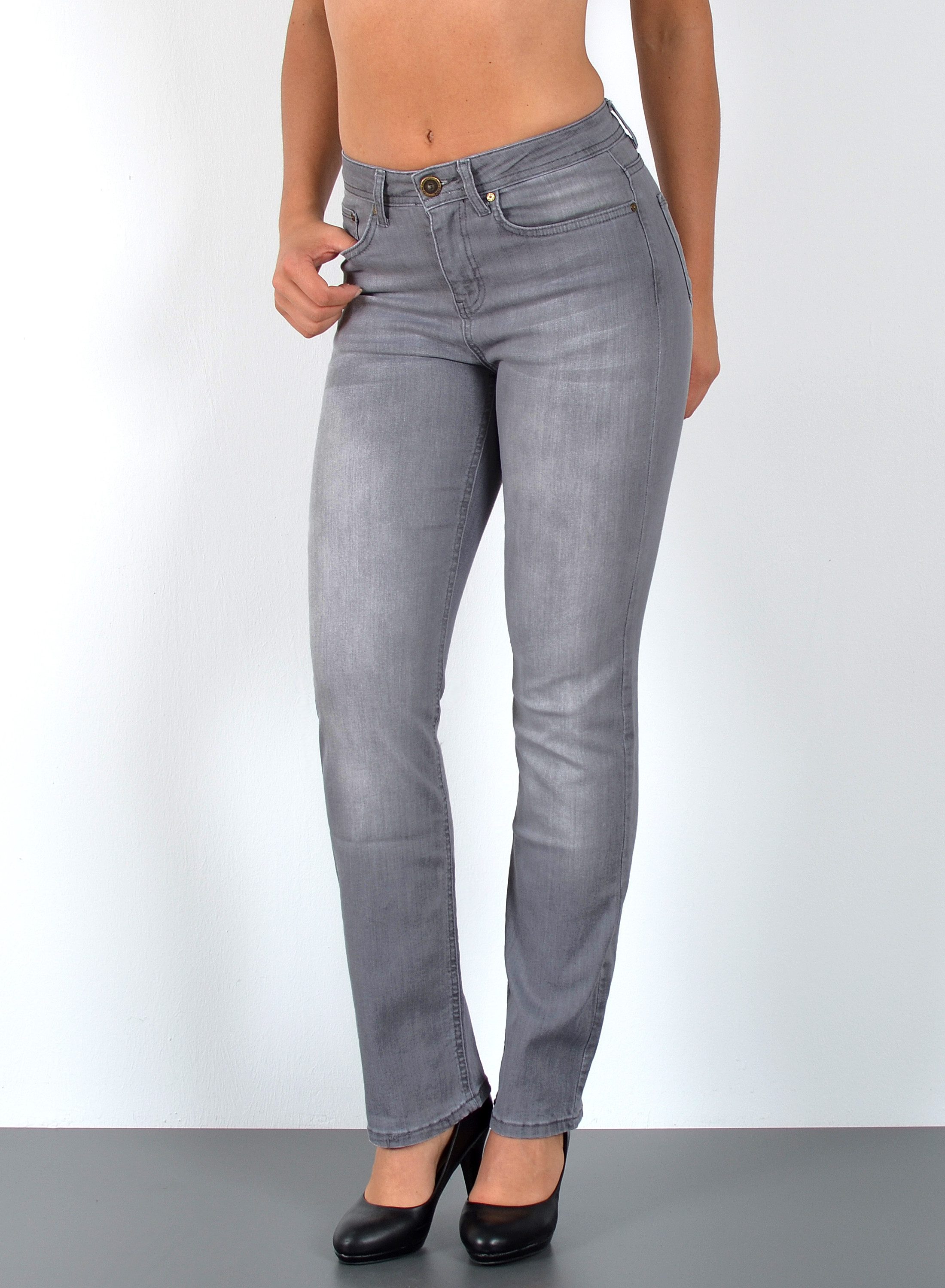 ESRA Straight-Jeans Premium High Waist Джинсы Damen Straight Leg Hosen Stretch-Jeans G8 Straight Leg Damen Джинсы High Waist Hose Stretch Regular Джинсыhose