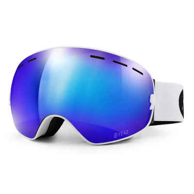 YEAZ Skibrille XTRM-SUMMIT ski- snowboardbrille verspiegelt, Premium-Ski- und Snowboardbrille für Erwachsene und Jugendliche