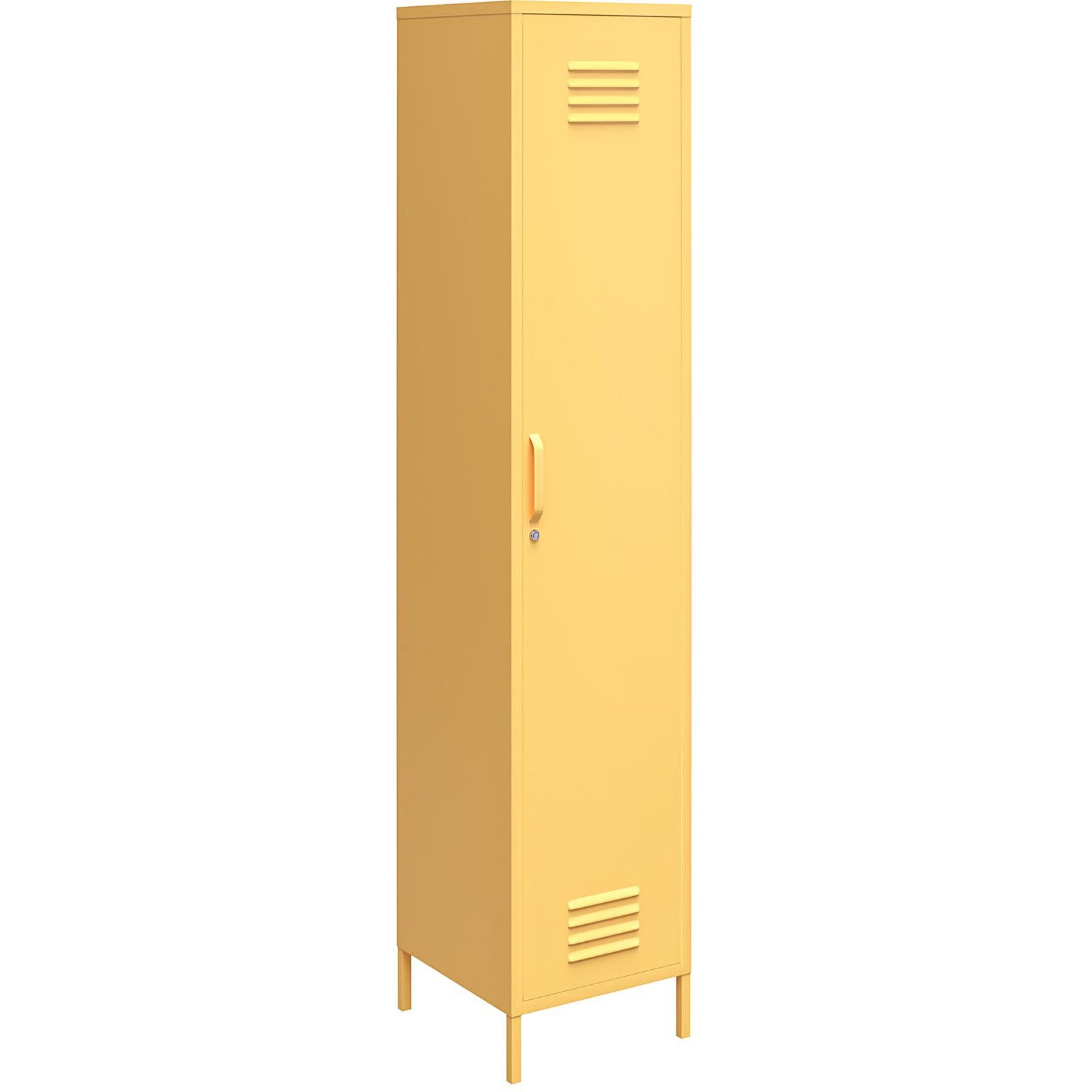 loft24 Spind Cache Metallschrank, Kleiderschrank Metall, modern, Industriestil, 1 Tür